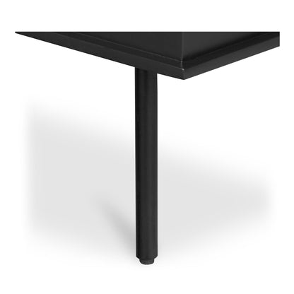 Reagan Three Drawer Wood Nightstand