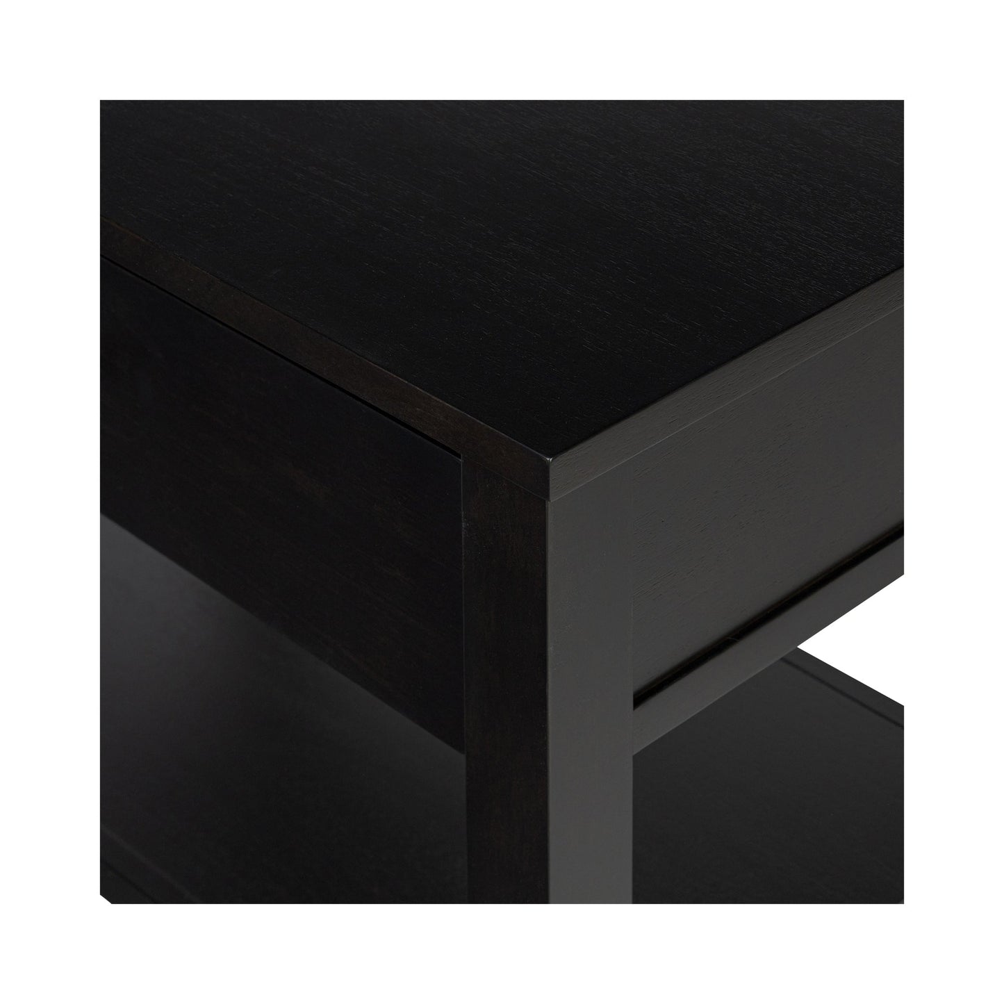 Katherine Black Soft Closing Drawer Nightstand