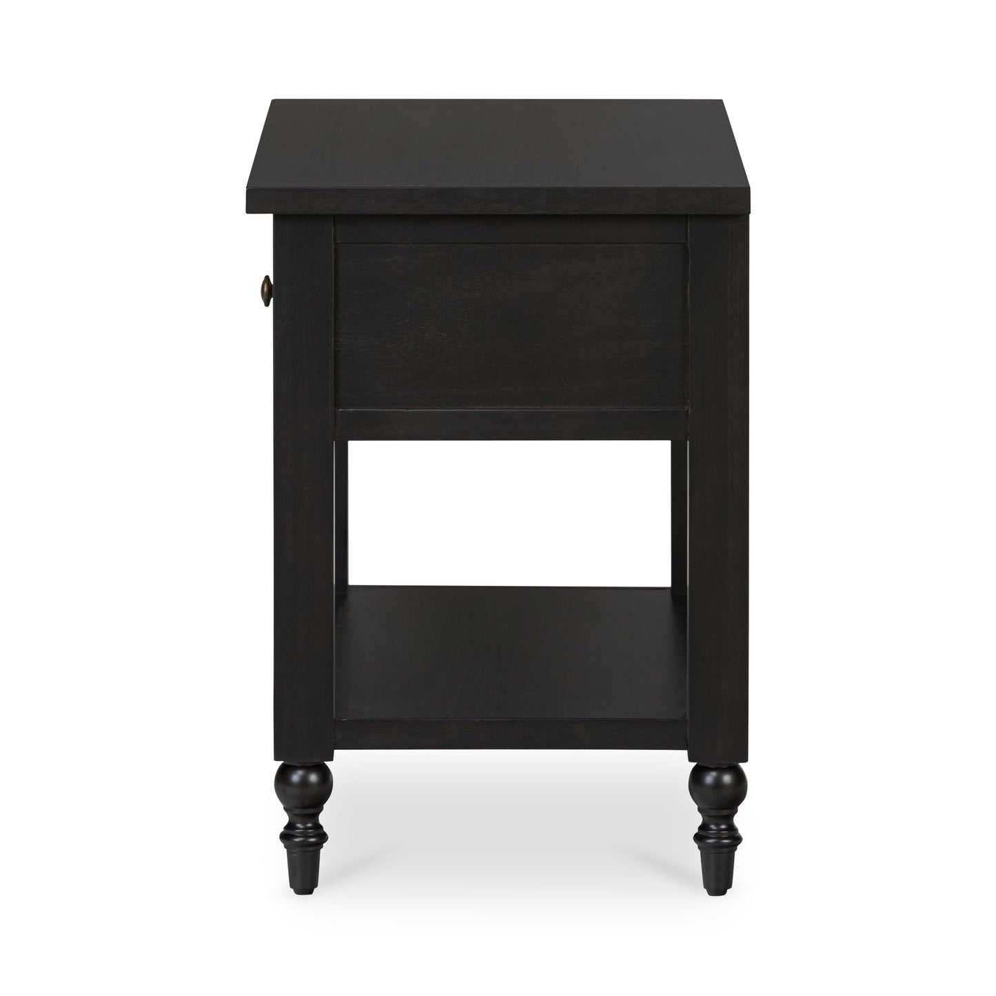 Katherine Black Soft Closing Drawer Nightstand