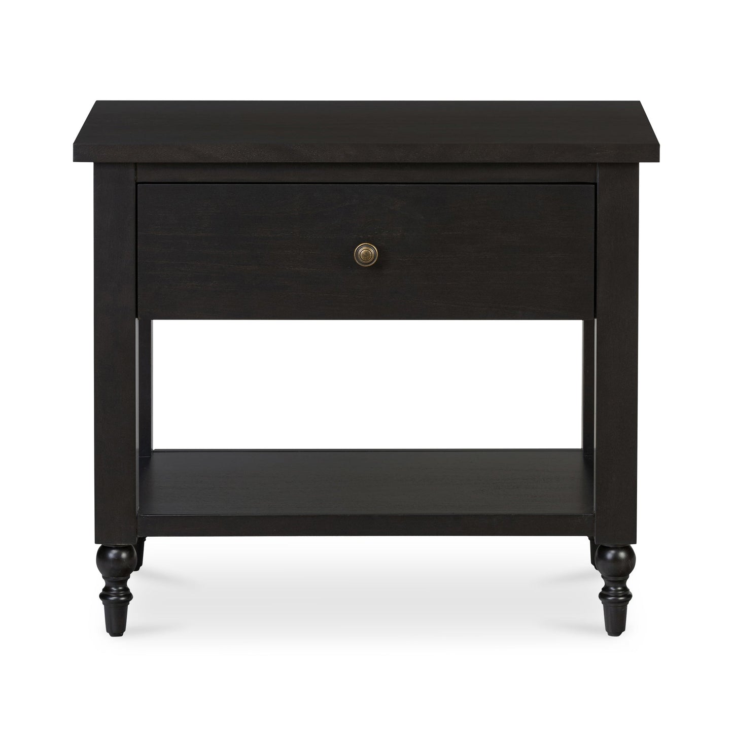 Katherine Black Soft Closing Drawer Nightstand
