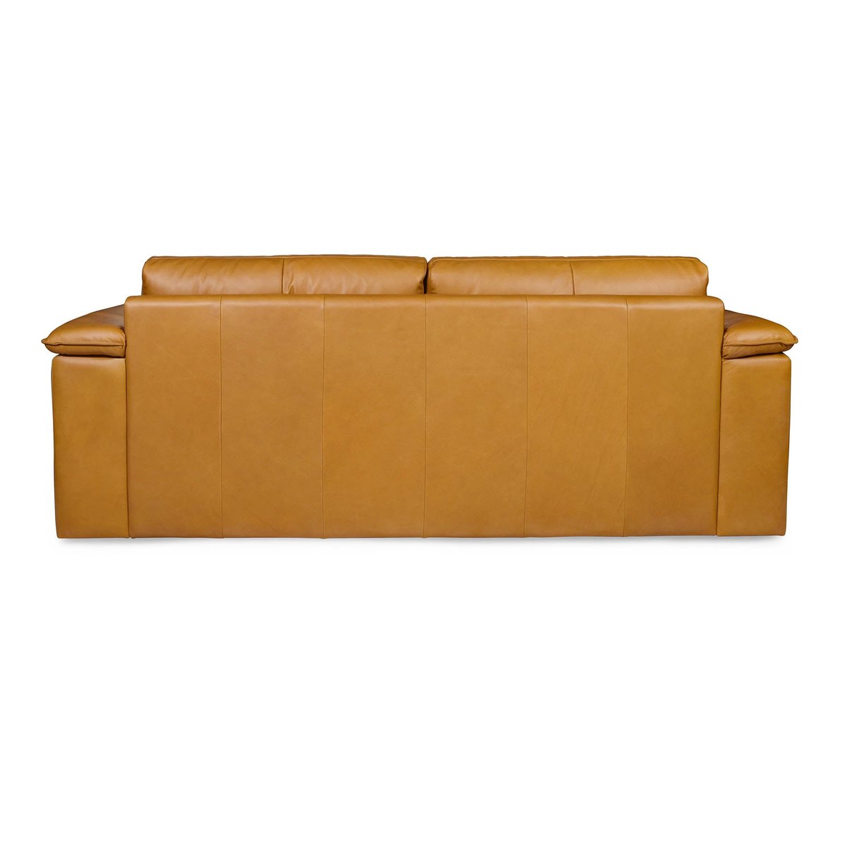 LH Home Jackson Italian Tan Leather Sofa