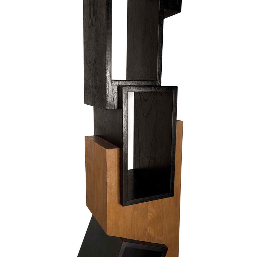 Jackson Wood Black Etagere