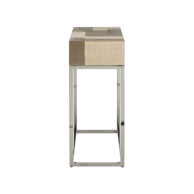 Wildwood Jacoby Nickel Base Console Table