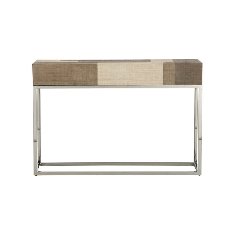 Wildwood Jacoby Nickel Base Console Table