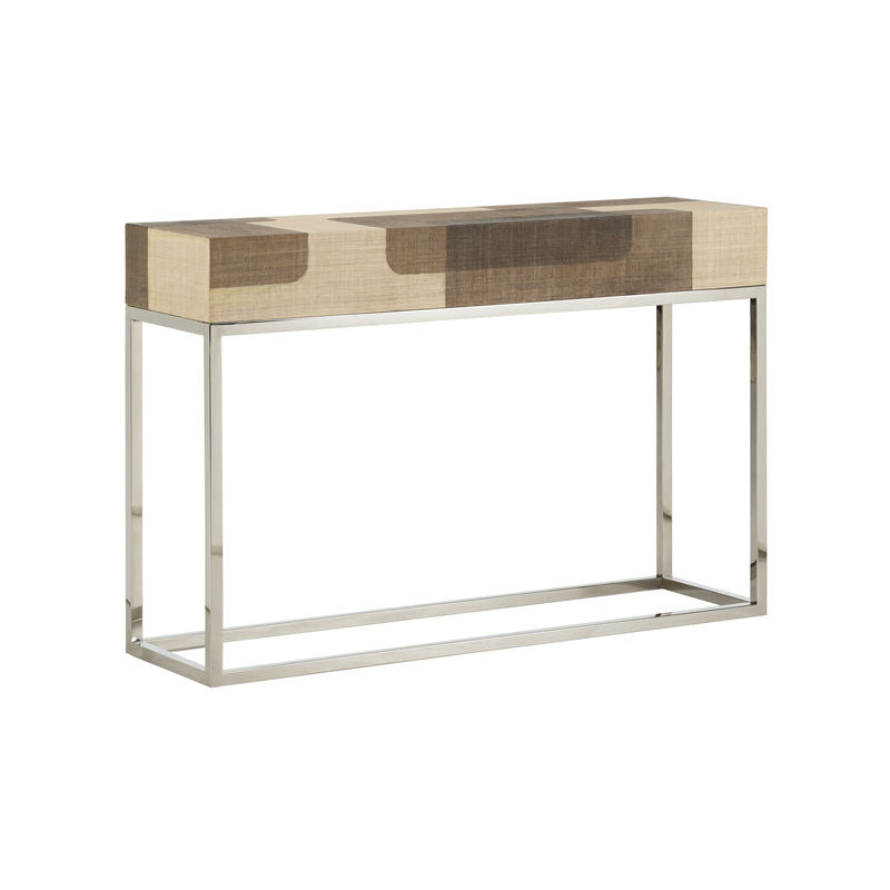 Wildwood Jacoby Nickel Base Console Table