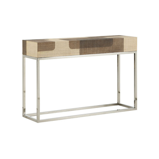 Wildwood Jacoby Nickel Base Console Table