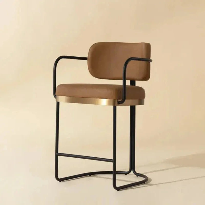 SUNPAN Jalen Faux Leather Counter Stool