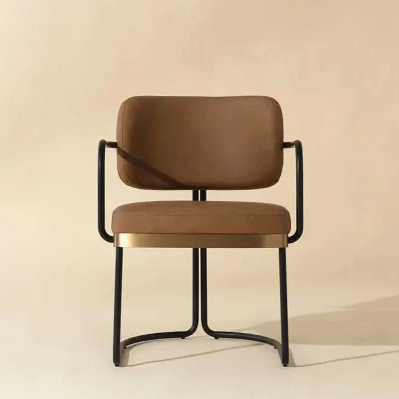 SUNPAN Jalen Faux Leather Dining Armchair
