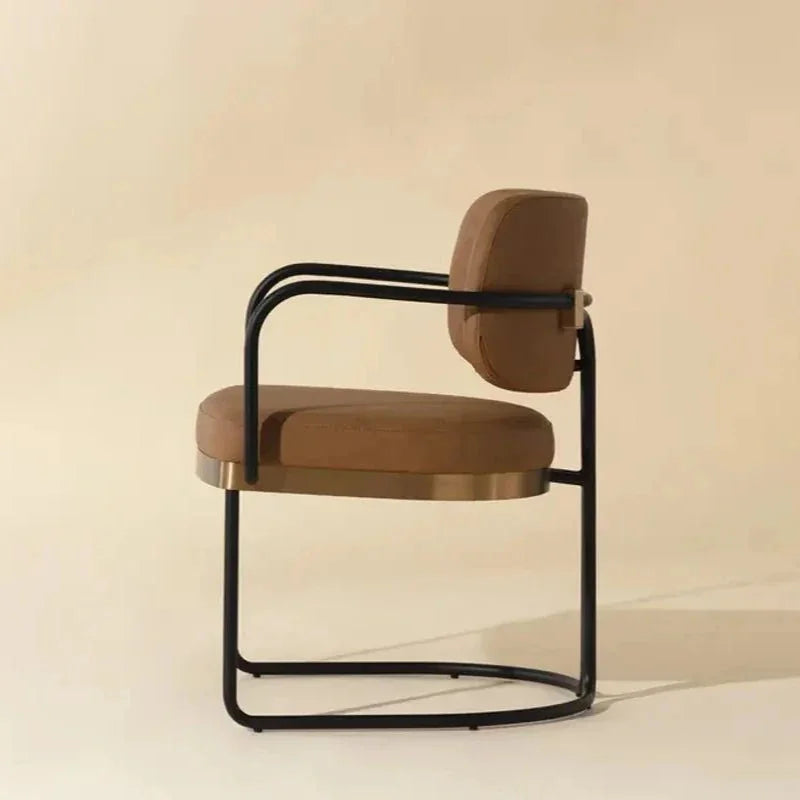 SUNPAN Jalen Faux Leather Dining Armchair