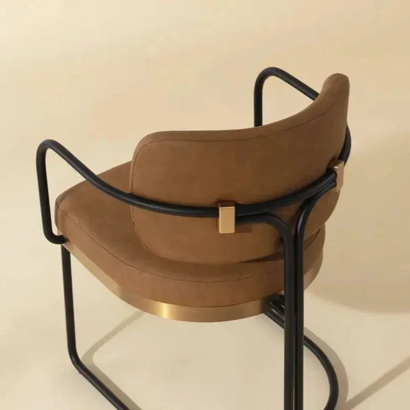 SUNPAN Jalen Faux Leather Dining Armchair