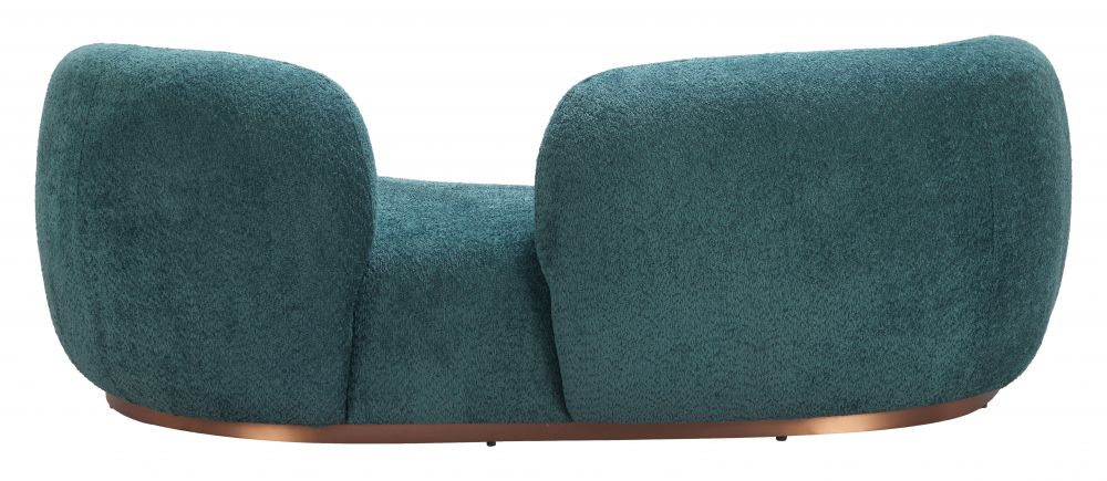 Zuo Modern Jamela Teal Fabric Sofa