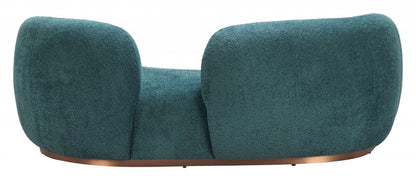 Zuo Modern Jamela Teal Fabric Sofa
