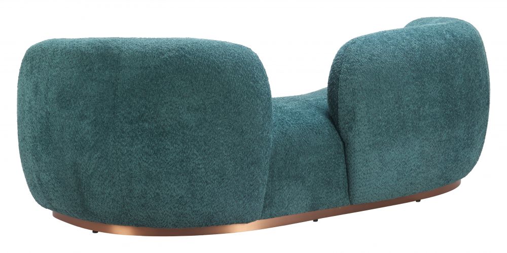 Zuo Modern Jamela Teal Fabric Sofa