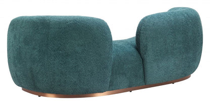 Zuo Modern Jamela Teal Fabric Sofa