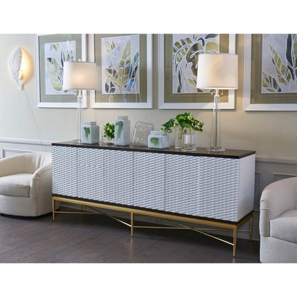 Chelsea House James Wooden White Sideboard