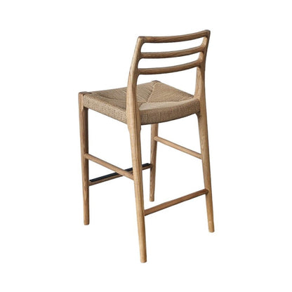 LH Home Java Solid Wood Frame Barstool