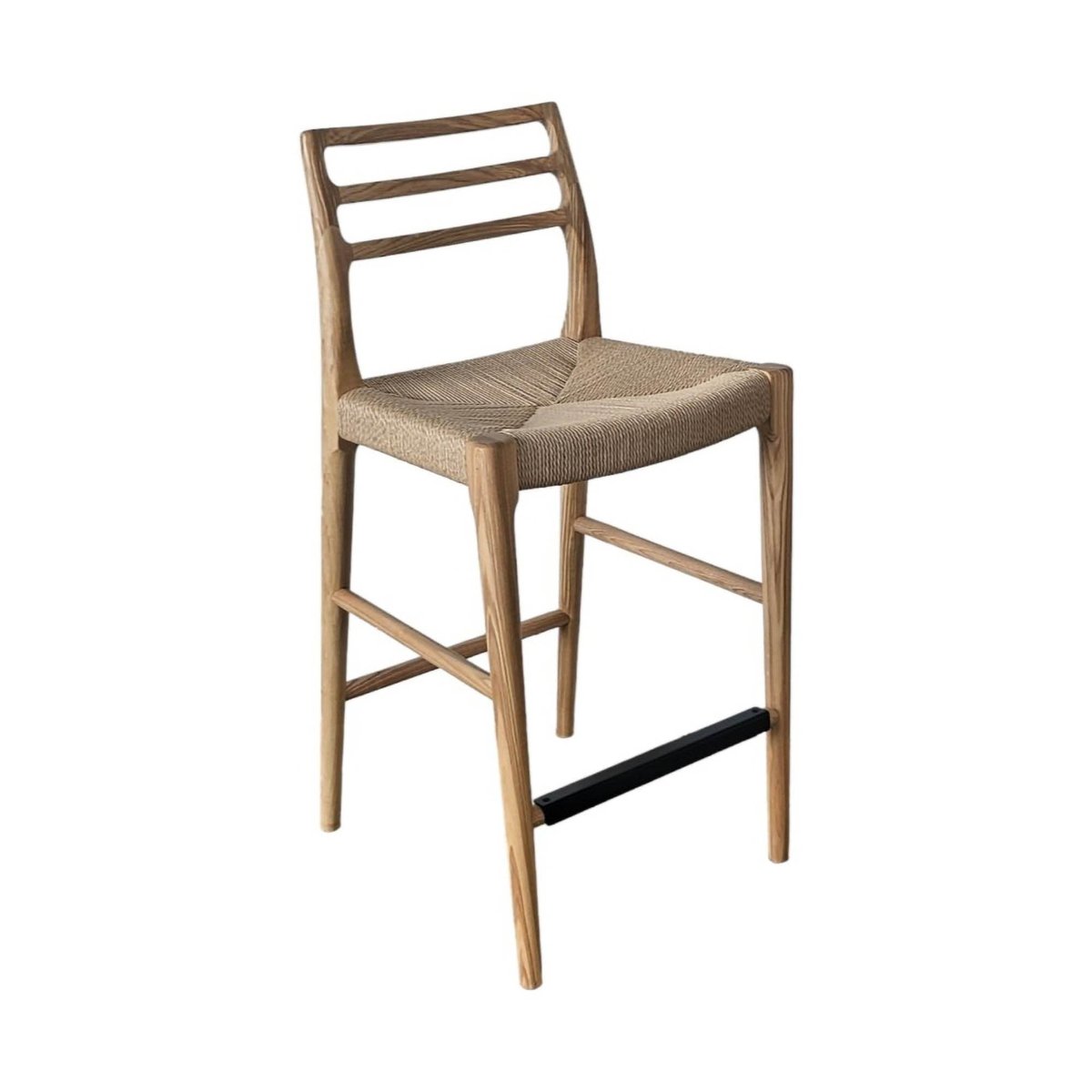 LH Home Java Solid Wood Frame Barstool