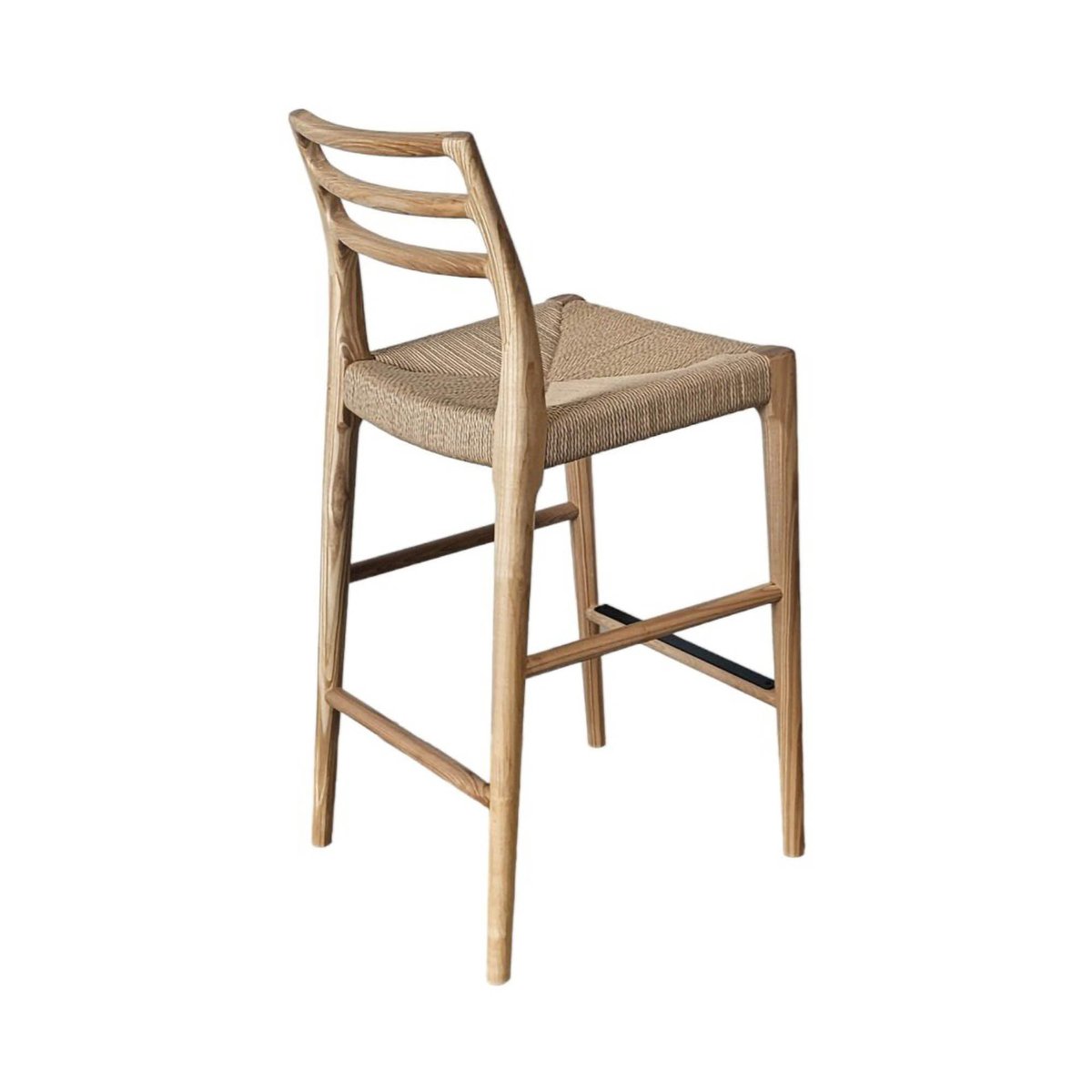 LH Home Java Solid Wood Frame Barstool