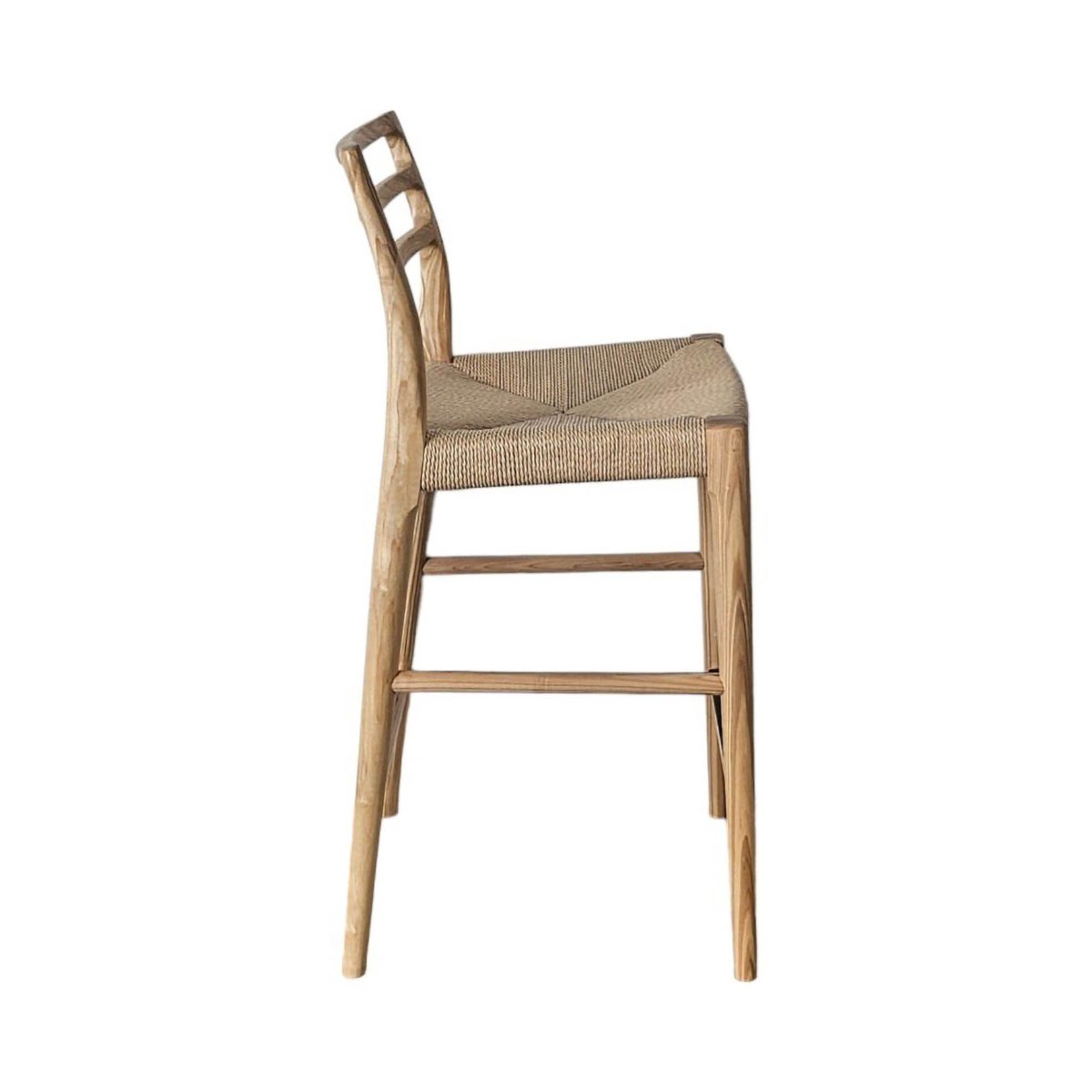 LH Home Java Solid Wood Frame Barstool