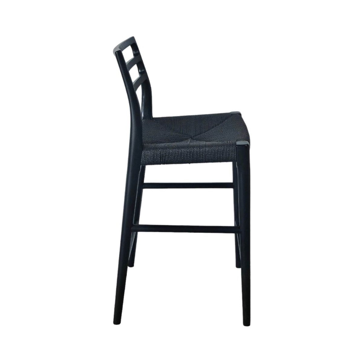LH Home Java Solid Wood Frame Barstool