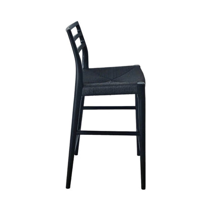 LH Home Java Solid Wood Frame Barstool