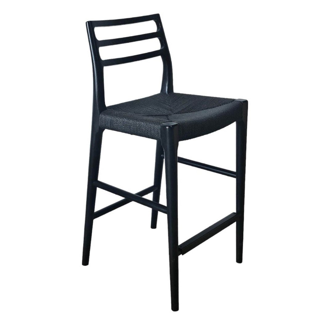 LH Home Java Solid Wood Frame Barstool
