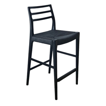 LH Home Java Solid Wood Frame Barstool