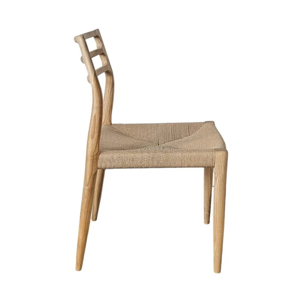 Java Rope Upholstered Armless Dining Chair