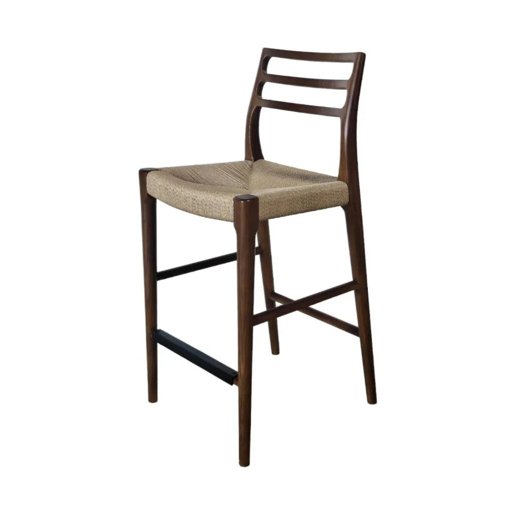 Java Rope Upholstered Counter Stool