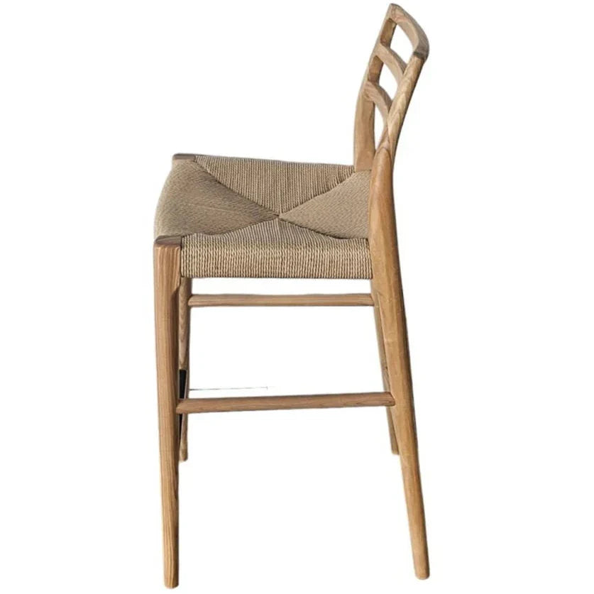 Java Rope Upholstered Counter Stool