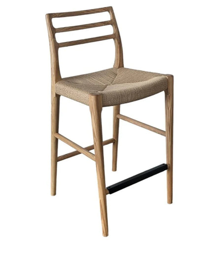 Java Rope Upholstered Counter Stool