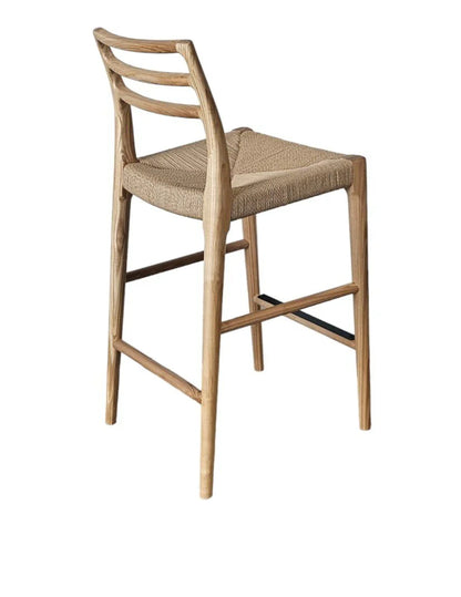 Java Rope Upholstered Counter Stool