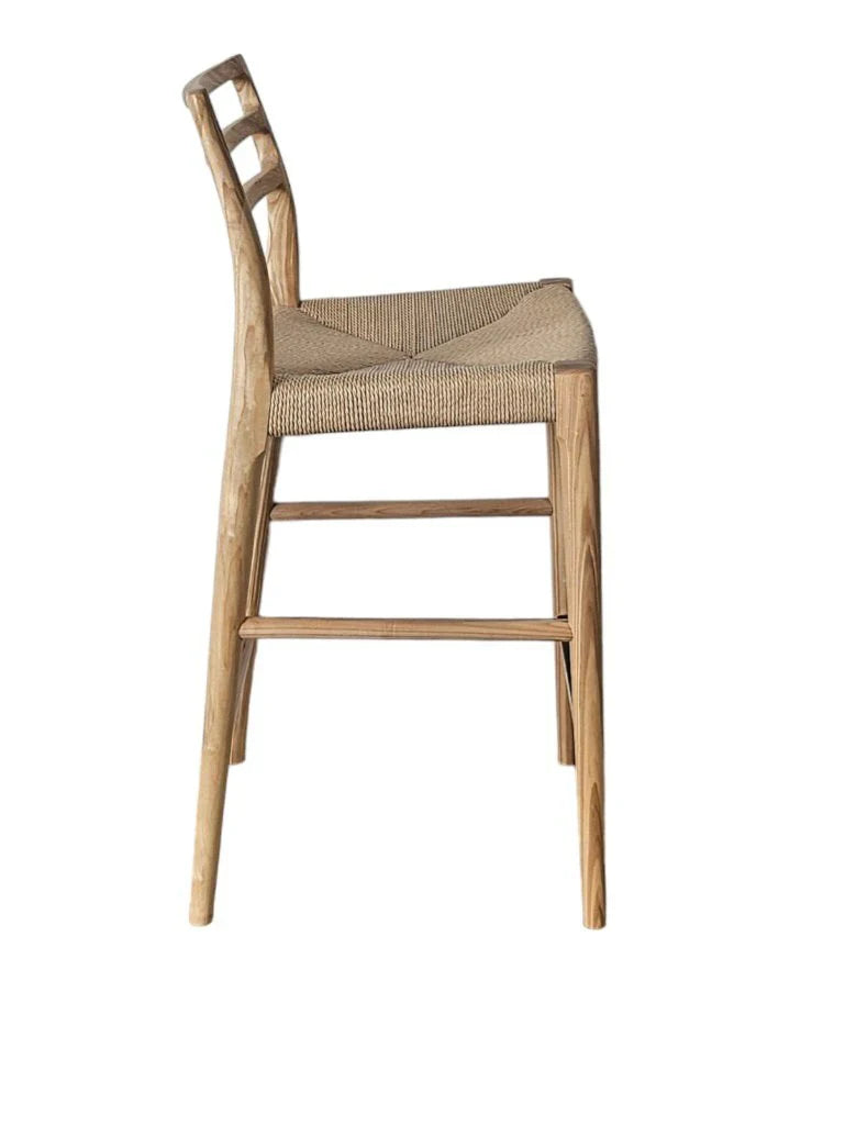 Java Rope Upholstered Counter Stool