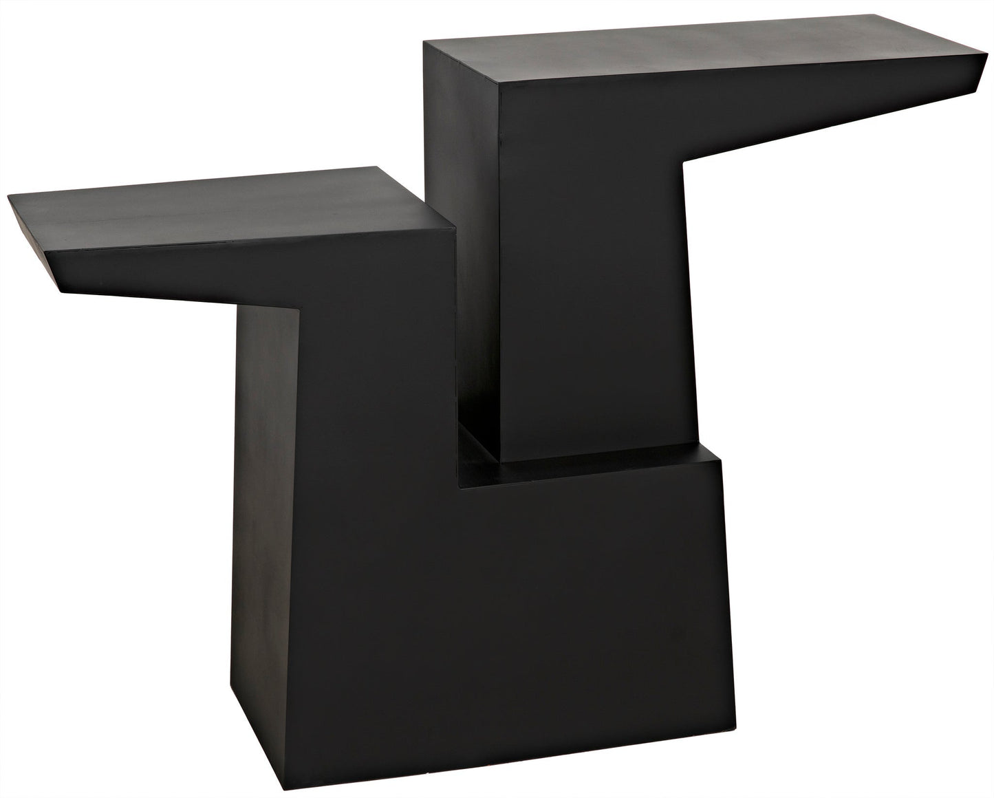 Jazz Console, Black Steel-Console Tables-Noir-Sideboards and Things