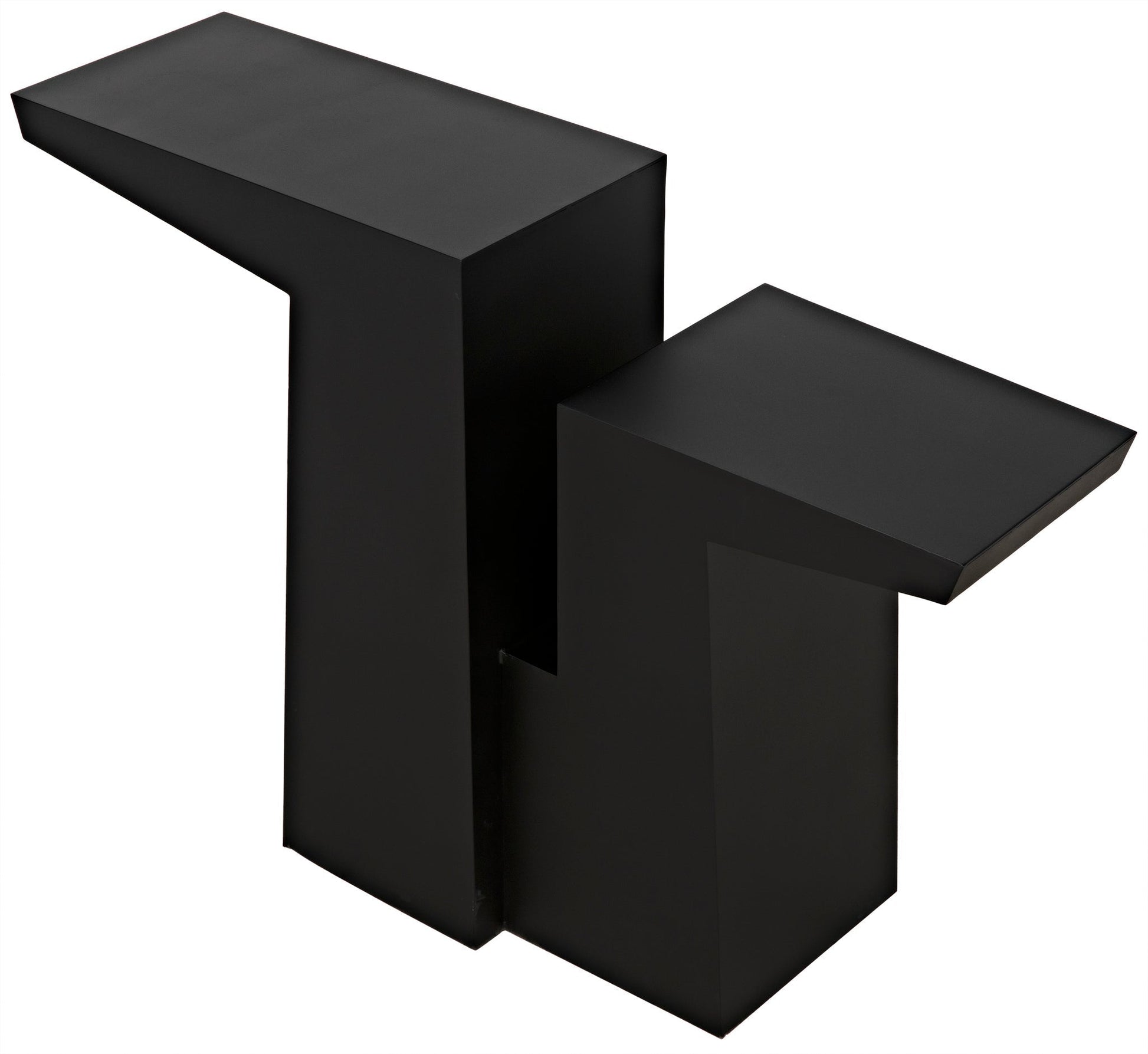 Jazz Console, Black Steel-Console Tables-Noir-Sideboards and Things