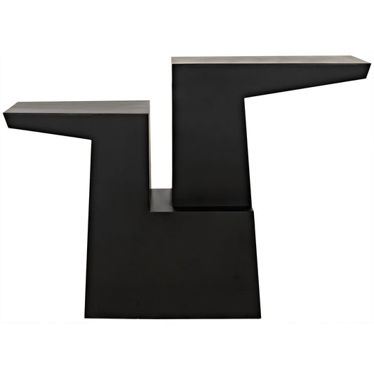 Jazz Console, Black Steel-Console Tables-Noir-Sideboards and Things