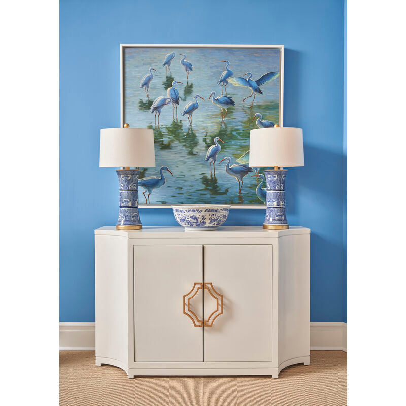 Chelsea House Jean Wooden White Credenza