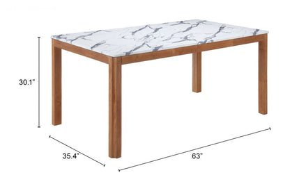 Zuo Modern Jemy Wooden Rectangular Dining Table