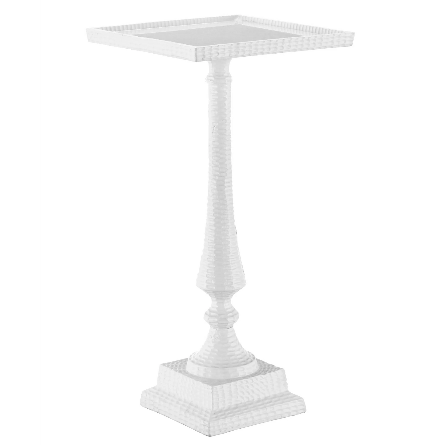 Jena White Accent Table-Side Tables-Currey & Co-Sideboards and Things