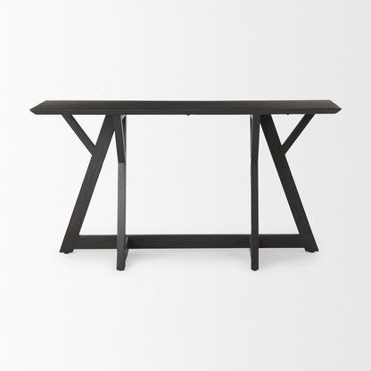 Mercana Jennings Wooden Rectangular Console Table