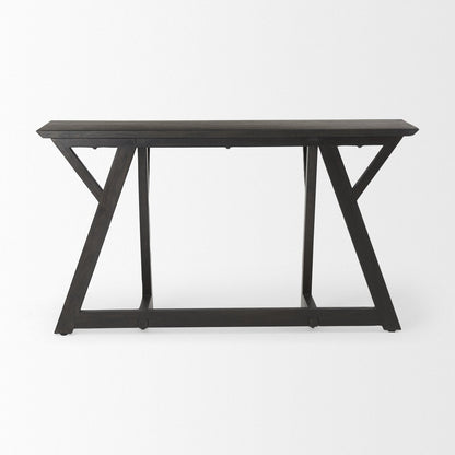 Mercana Jennings Wooden Rectangular Console Table