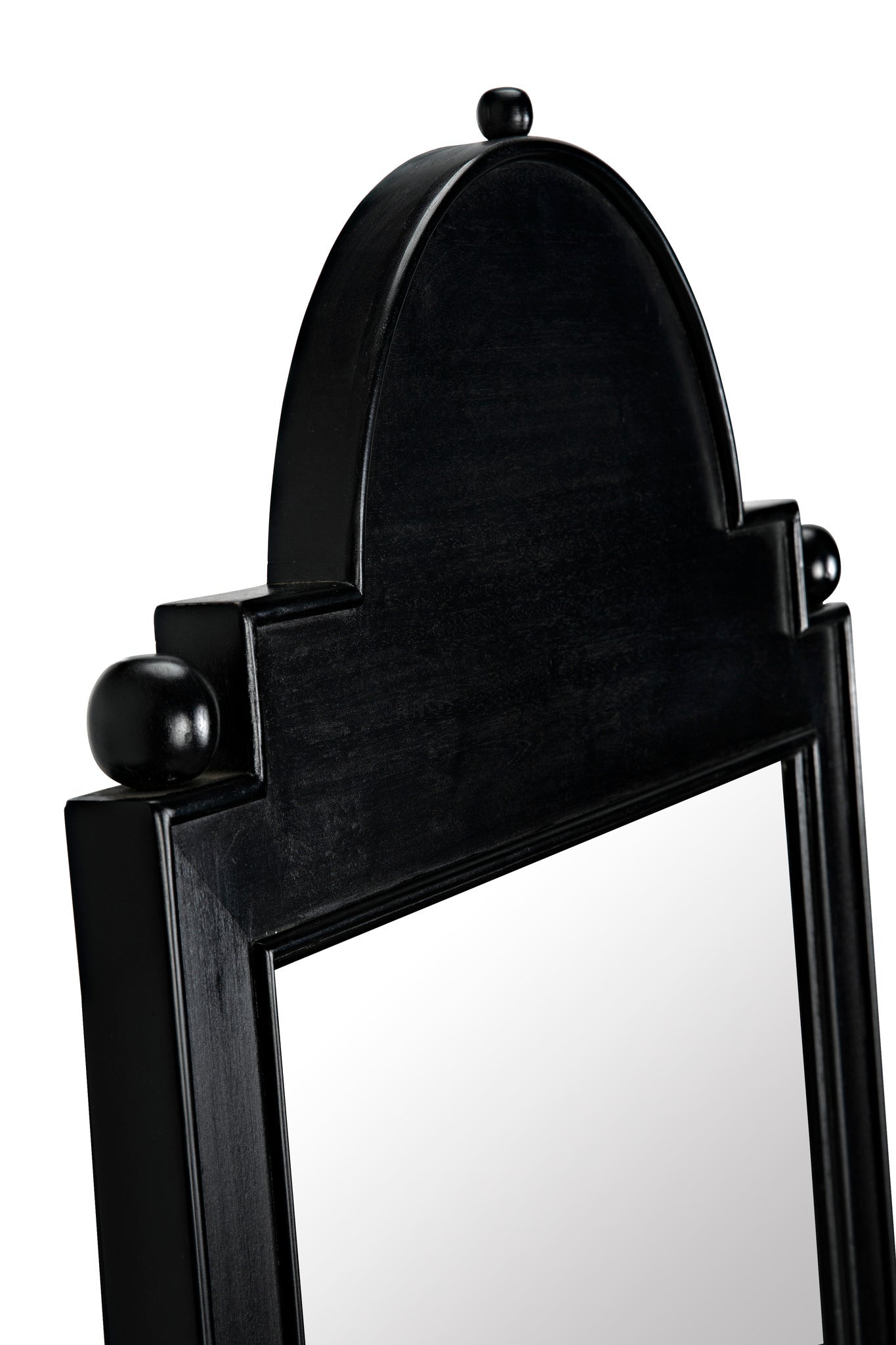 Jess Wood Black Vertical Mirror-Wall Mirrors-Noir-Sideboards and Things