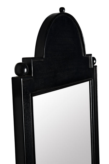 Jess Wood Black Vertical Mirror-Wall Mirrors-Noir-Sideboards and Things