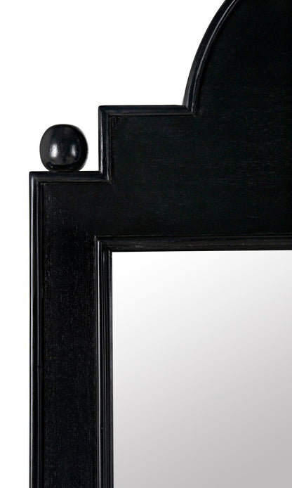 Jess Wood Black Vertical Mirror-Wall Mirrors-Noir-Sideboards and Things