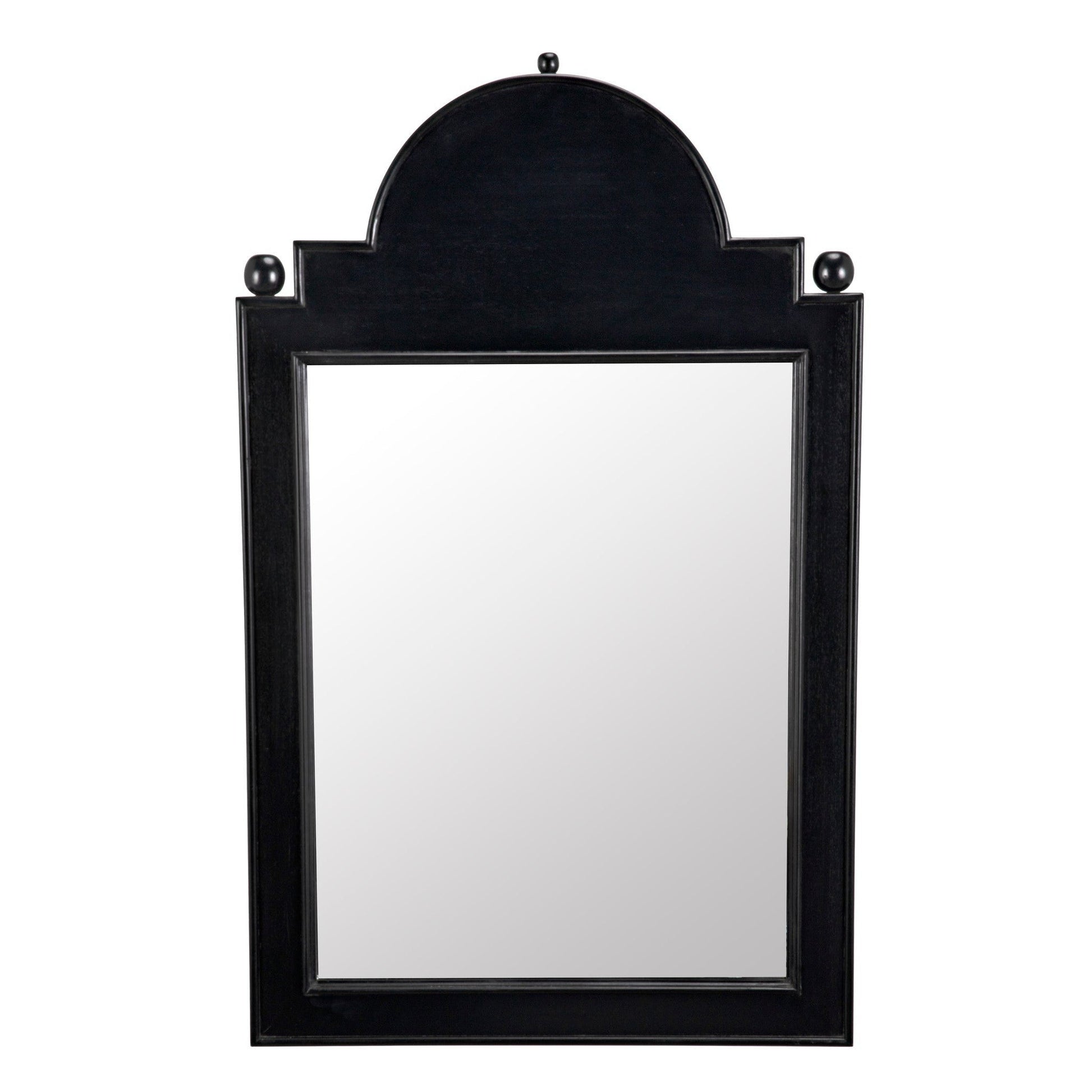 Jess Wood Black Vertical Mirror-Wall Mirrors-Noir-Sideboards and Things