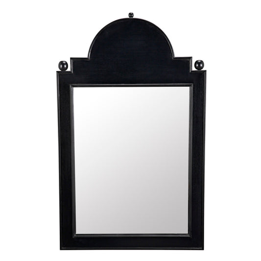 Jess Wood Black Vertical Mirror-Wall Mirrors-Noir-Sideboards and Things