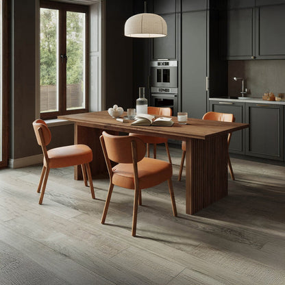 LH Home Jesse Top Grain Letaher Dining Chair (Set of 2)
