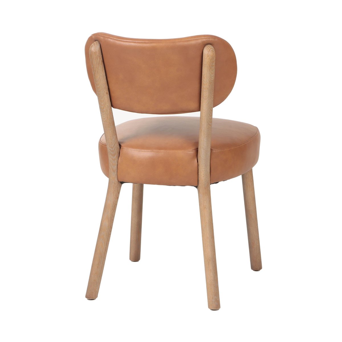 LH Home Jesse Top Grain Letaher Dining Chair (Set of 2)