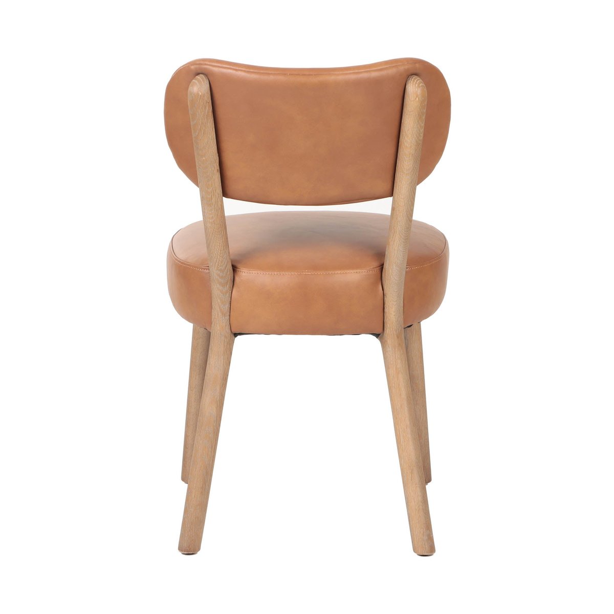 LH Home Jesse Top Grain Letaher Dining Chair (Set of 2)