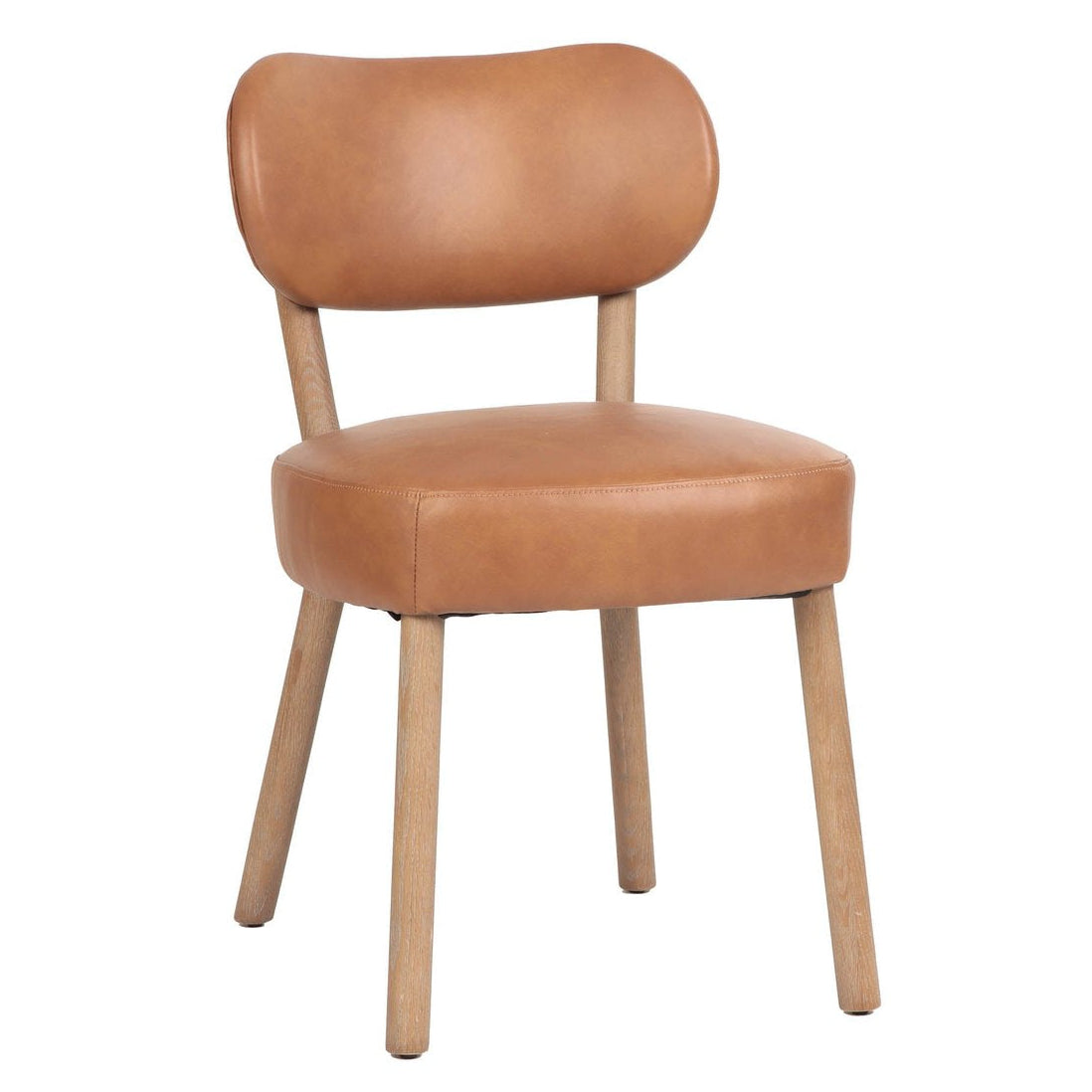 LH Home Jesse Top Grain Letaher Dining Chair (Set of 2)